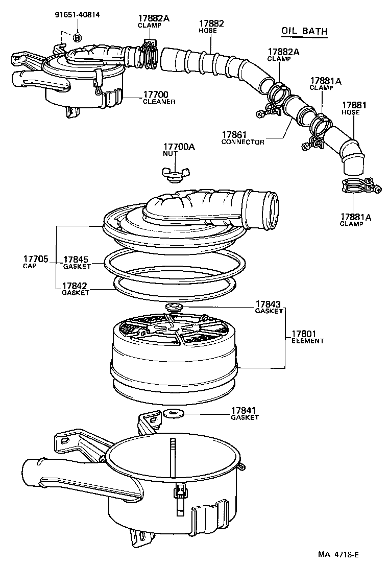  LAND CRUISER 60 |  AIR CLEANER