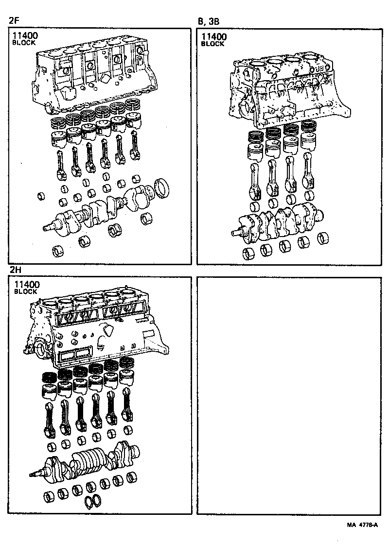  LAND CRUISER 40 |  SHORT BLOCK ASSEMBLY