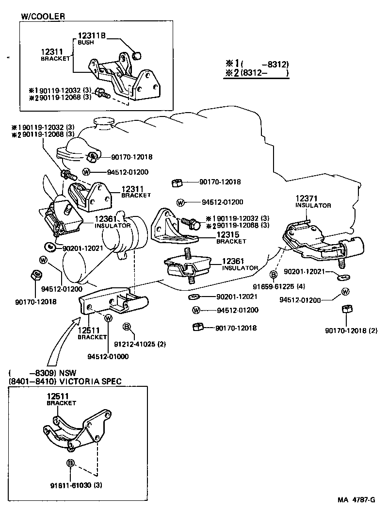  LAND CRUISER 40 |  MOUNTING