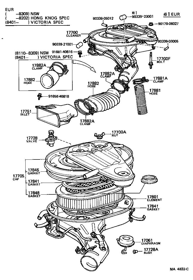  LAND CRUISER 40 |  AIR CLEANER