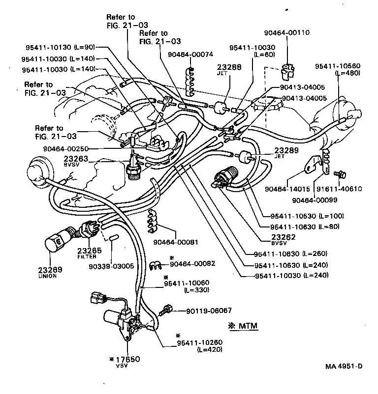  CRESSIDA |  VACUUM PIPING