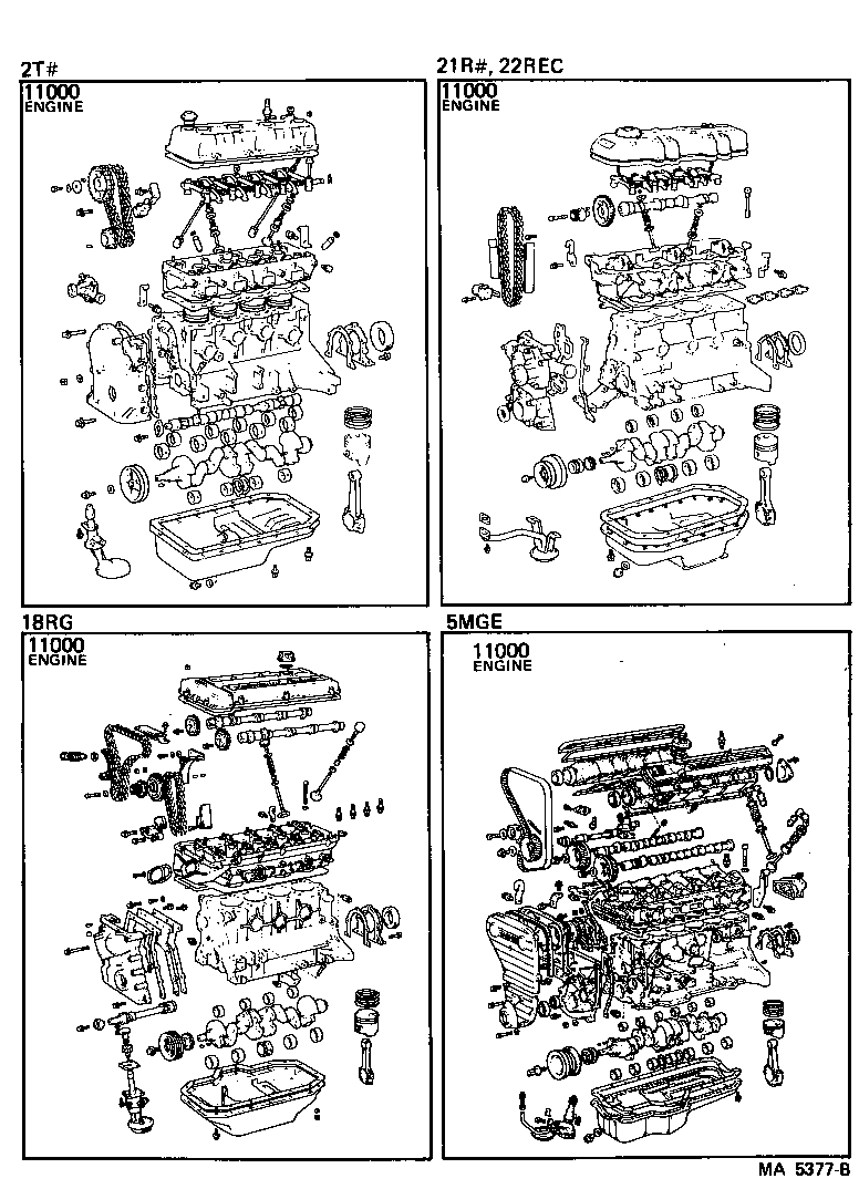  CELICA |  PARTIAL ENGINE ASSEMBLY