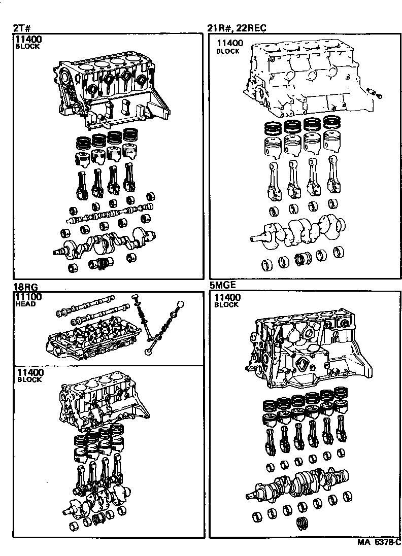  CELICA |  SHORT BLOCK ASSEMBLY