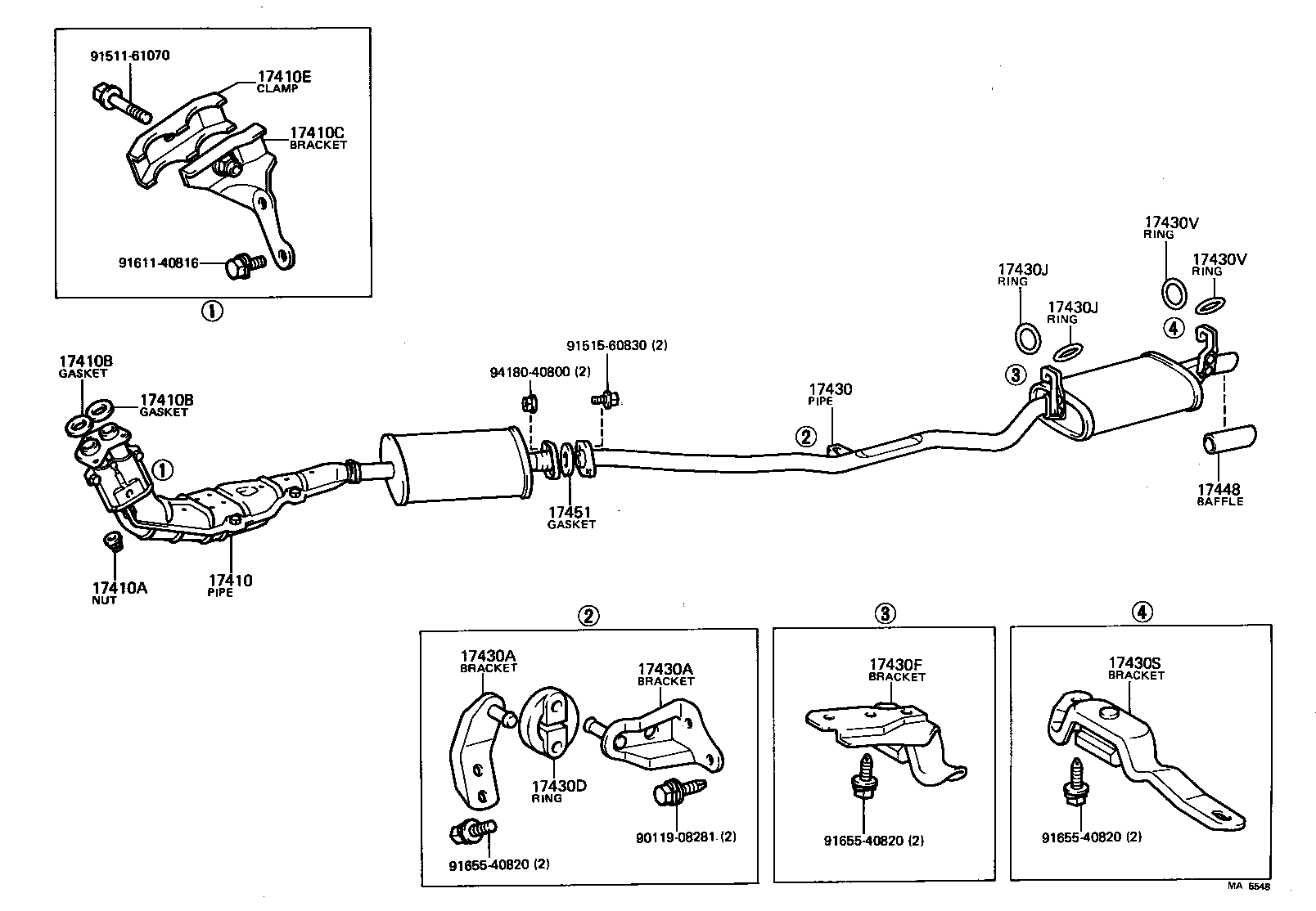  CELICA |  EXHAUST PIPE
