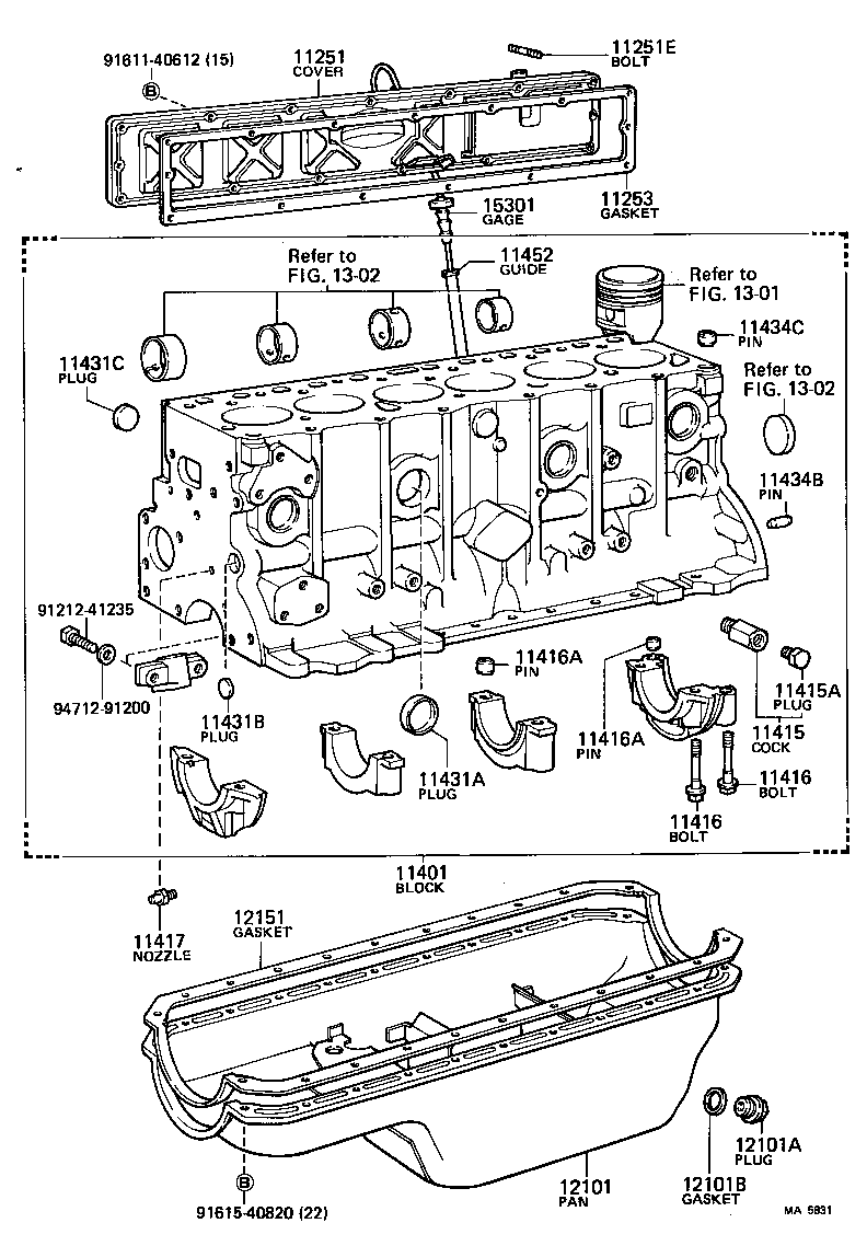  LAND CRUISER 40 |  CYLINDER BLOCK