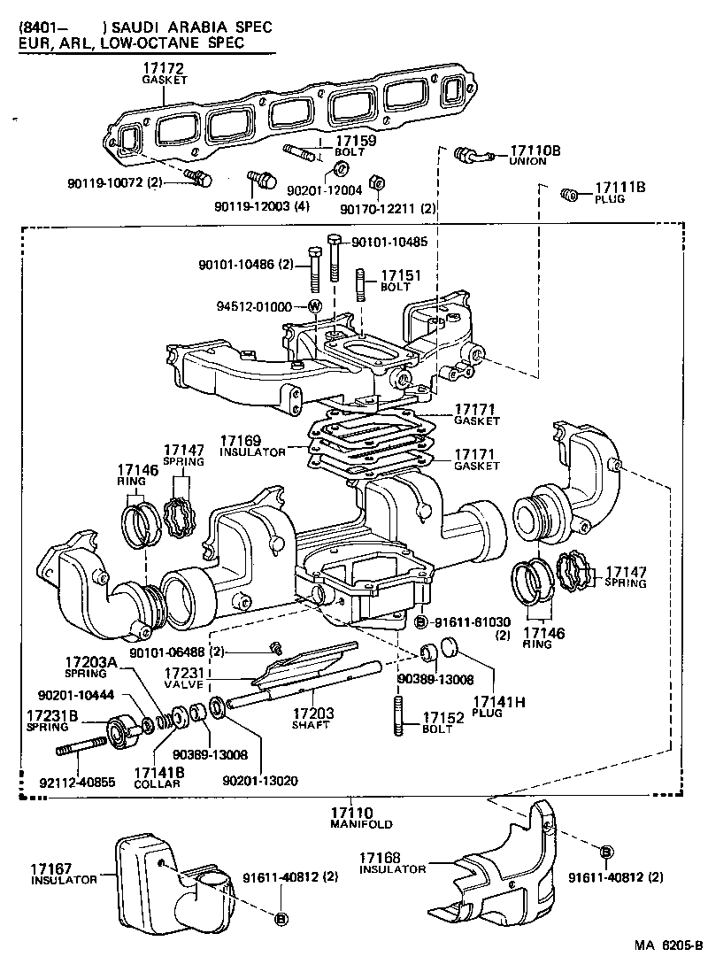  LAND CRUISER 60 |  MANIFOLD