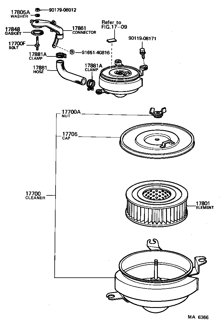  HIACE |  AIR CLEANER