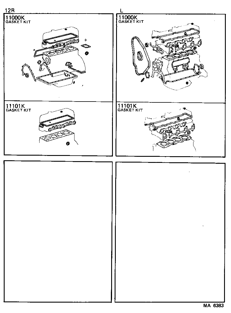  HIACE |  ENGINE OVERHAUL GASKET KIT