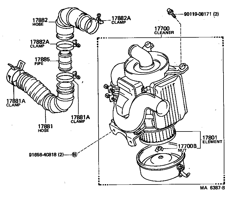  HIACE |  AIR CLEANER