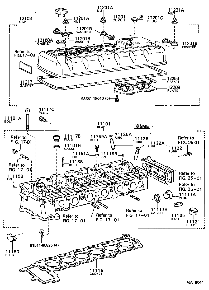  CROWN |  CYLINDER HEAD