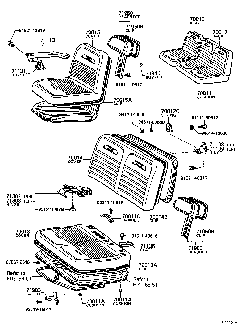  TOYOACE |  SEAT SEAT TRACK