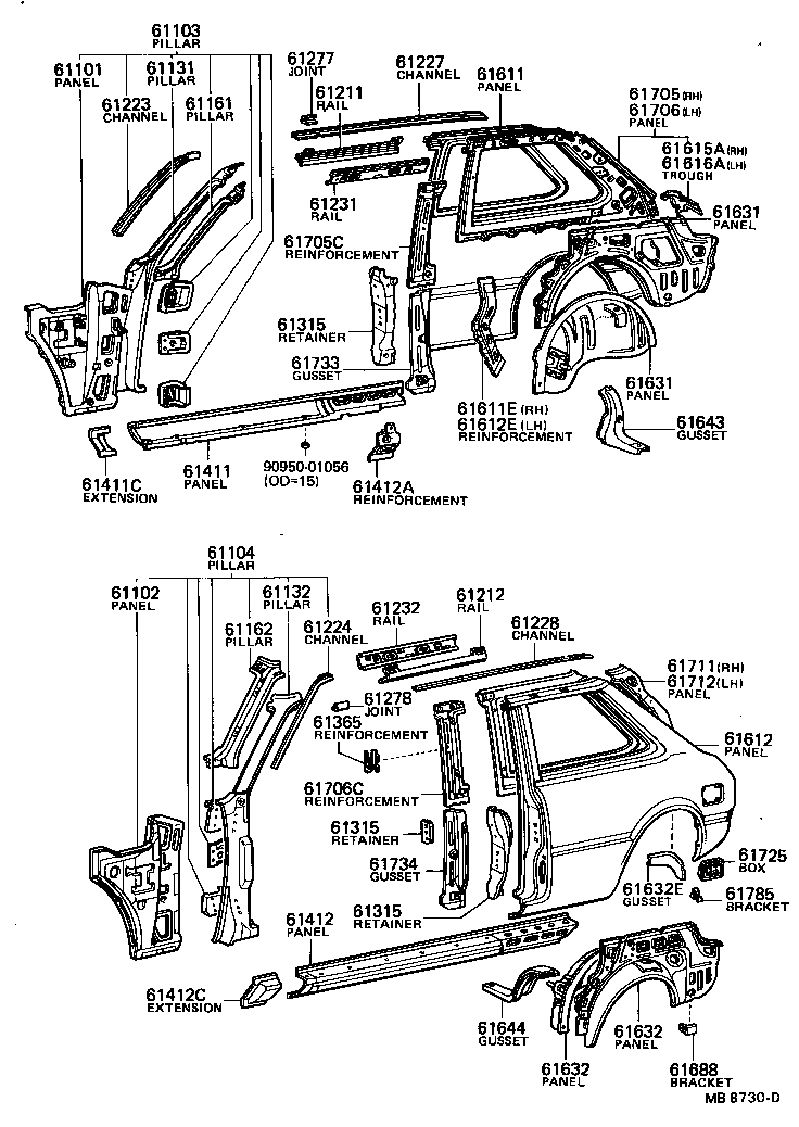  TERCEL |  SIDE MEMBER
