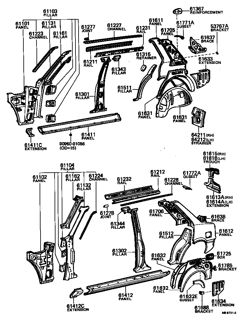  TERCEL |  SIDE MEMBER