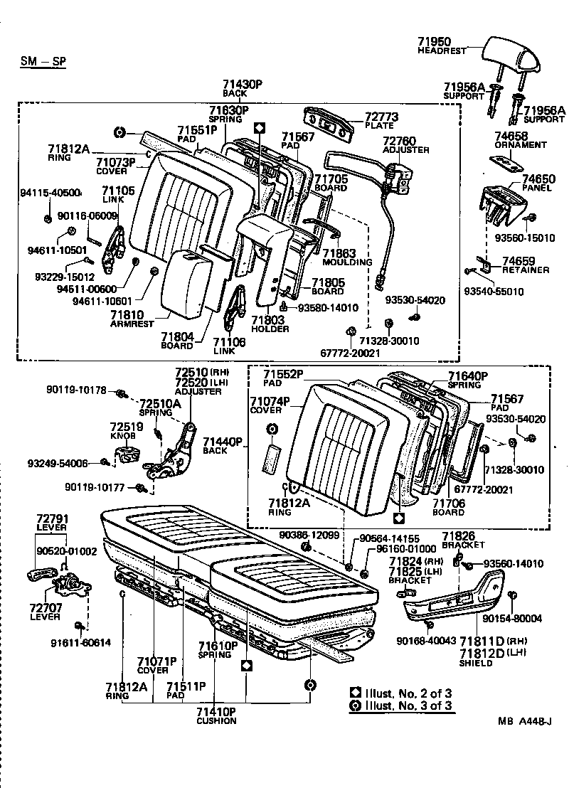  CROWN |  FRONT SEAT SEAT TRACK