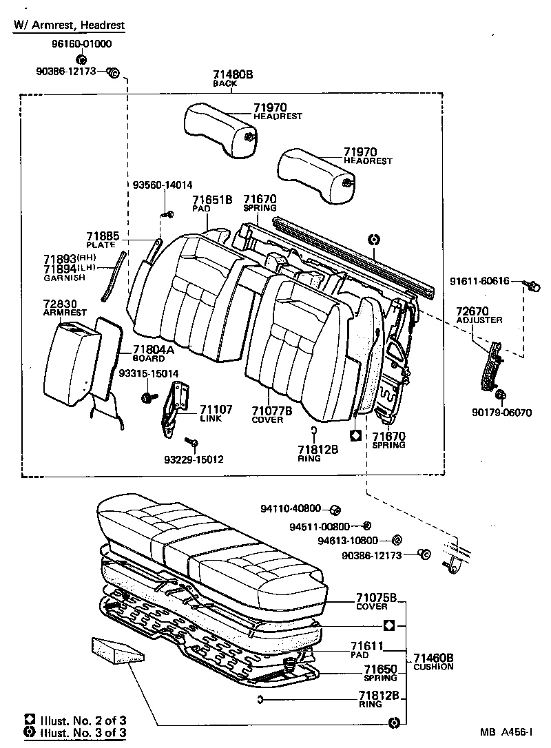  CROWN |  REAR SEAT SEAT TRACK