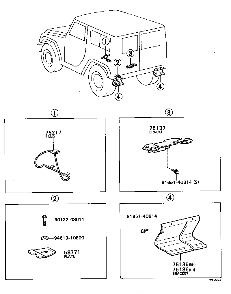 BLIZZARD |  TOOL BOX LICENSE PLATE BRACKET
