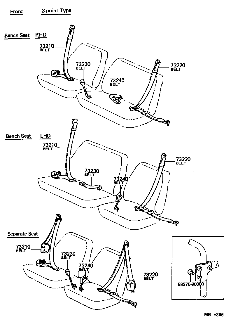  LAND CRUISER 40 |  SEAT BELT