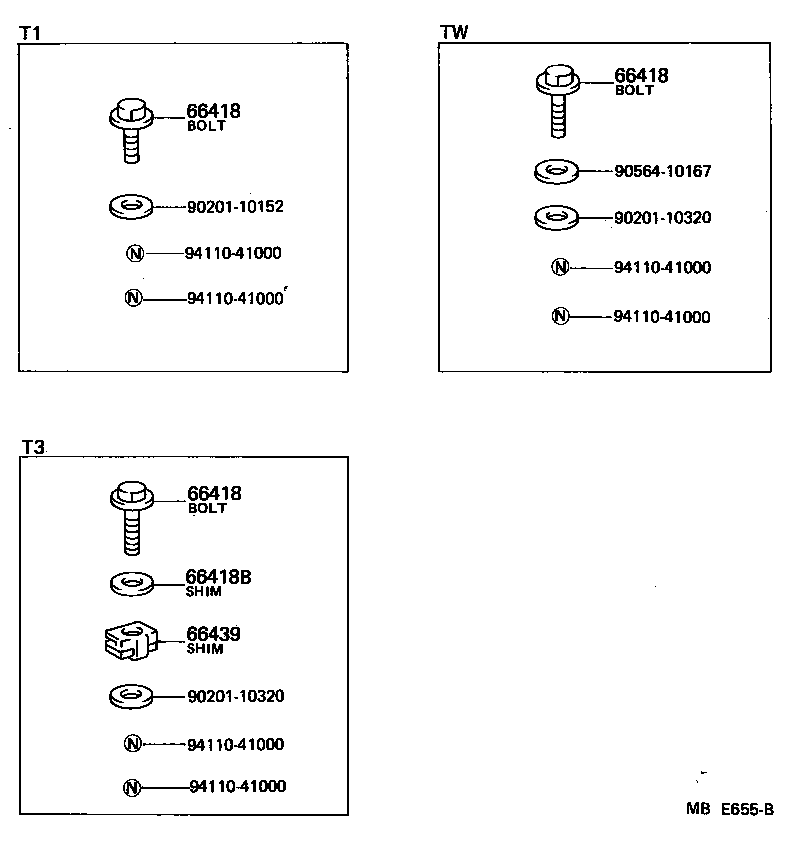  HIACE |  REAR BODY MOUNTING