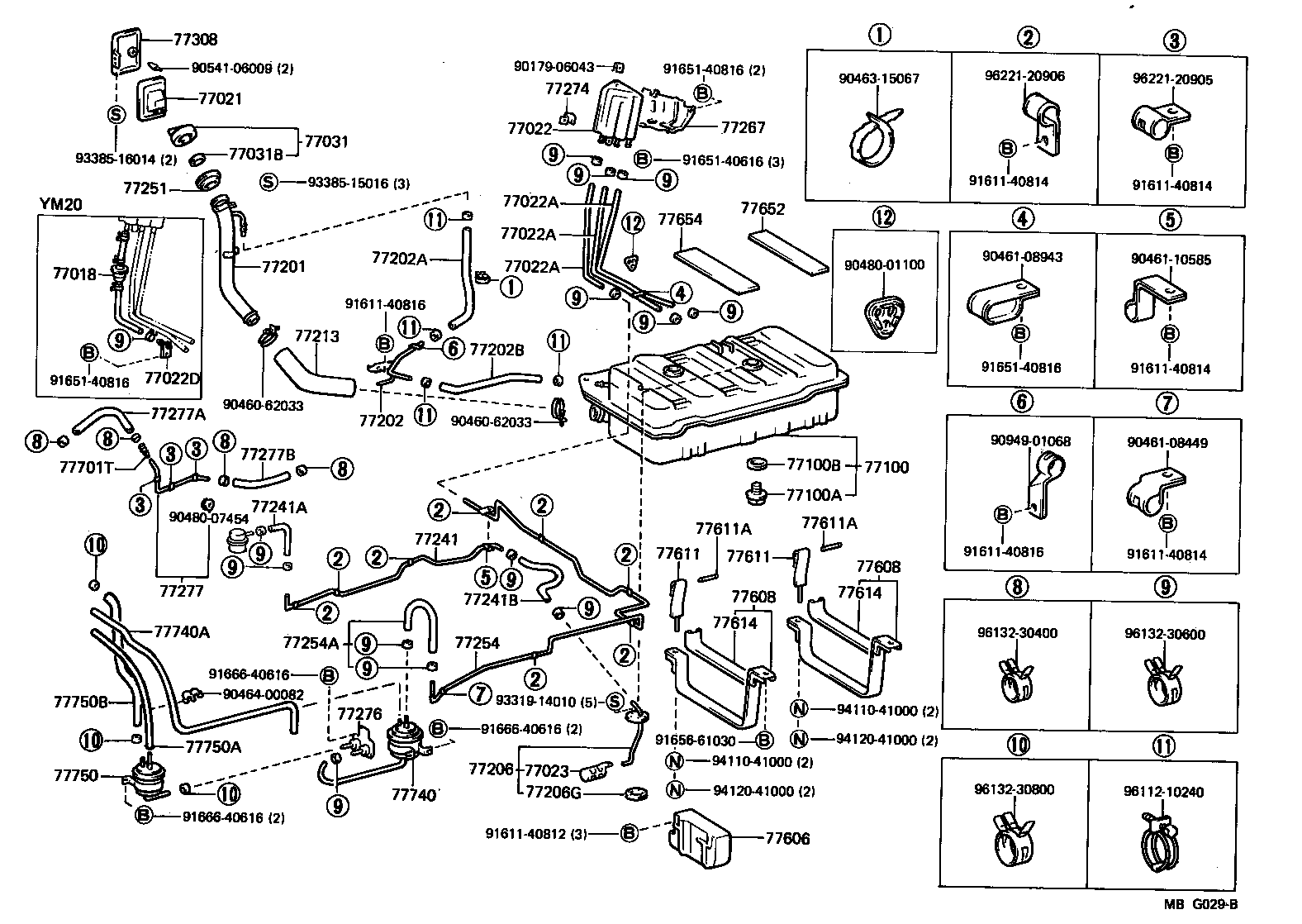  LITEACE |  FUEL TANK TUBE