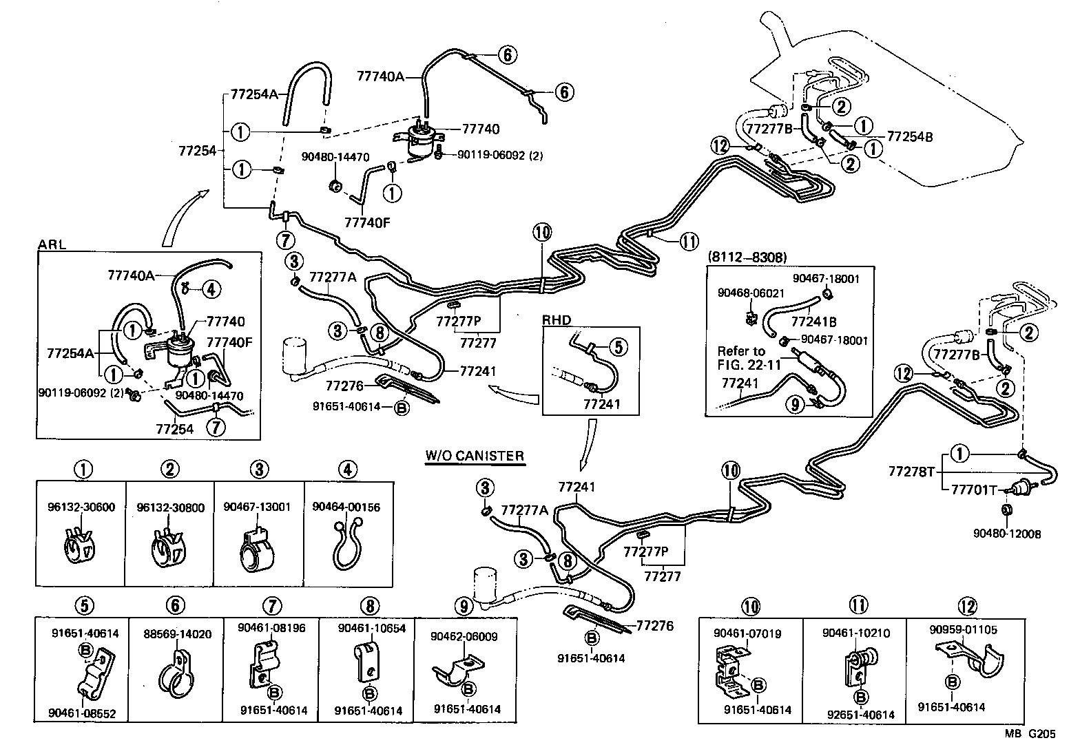  CELICA |  FUEL TANK TUBE