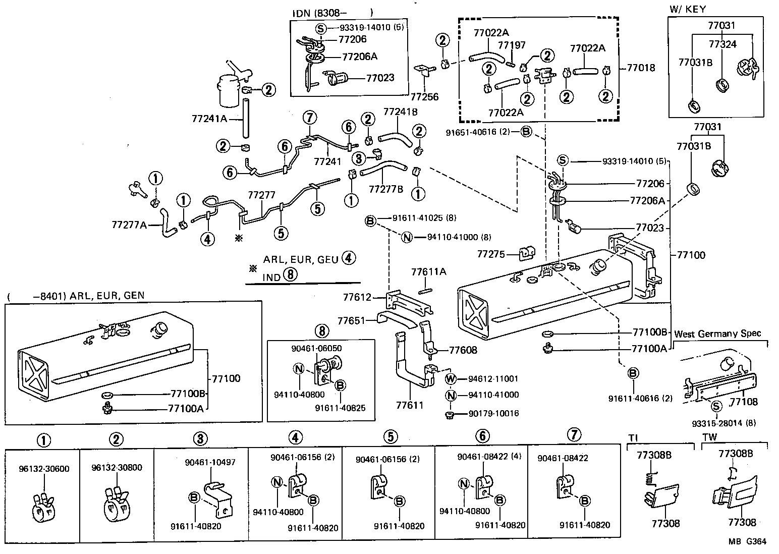  HIACE |  FUEL TANK TUBE