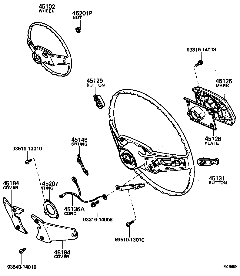  TERCEL |  STEERING WHEEL