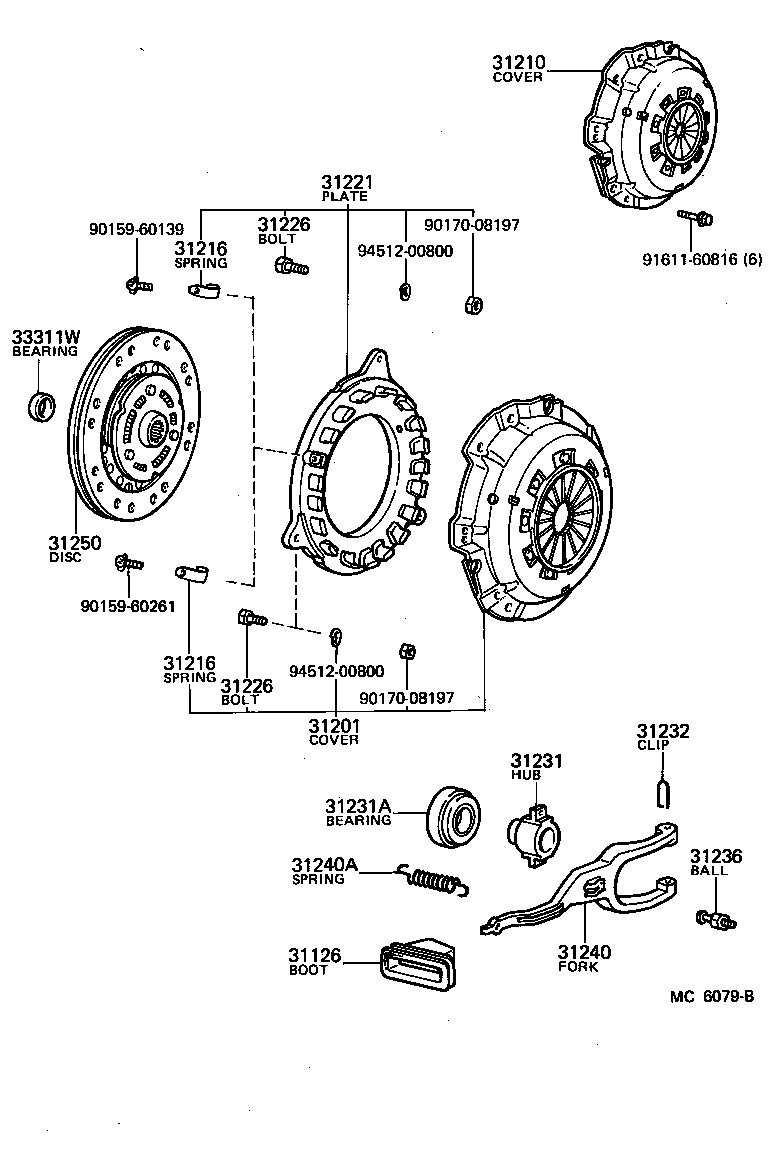  TOYOACE |  CLUTCH RELEASE FORK