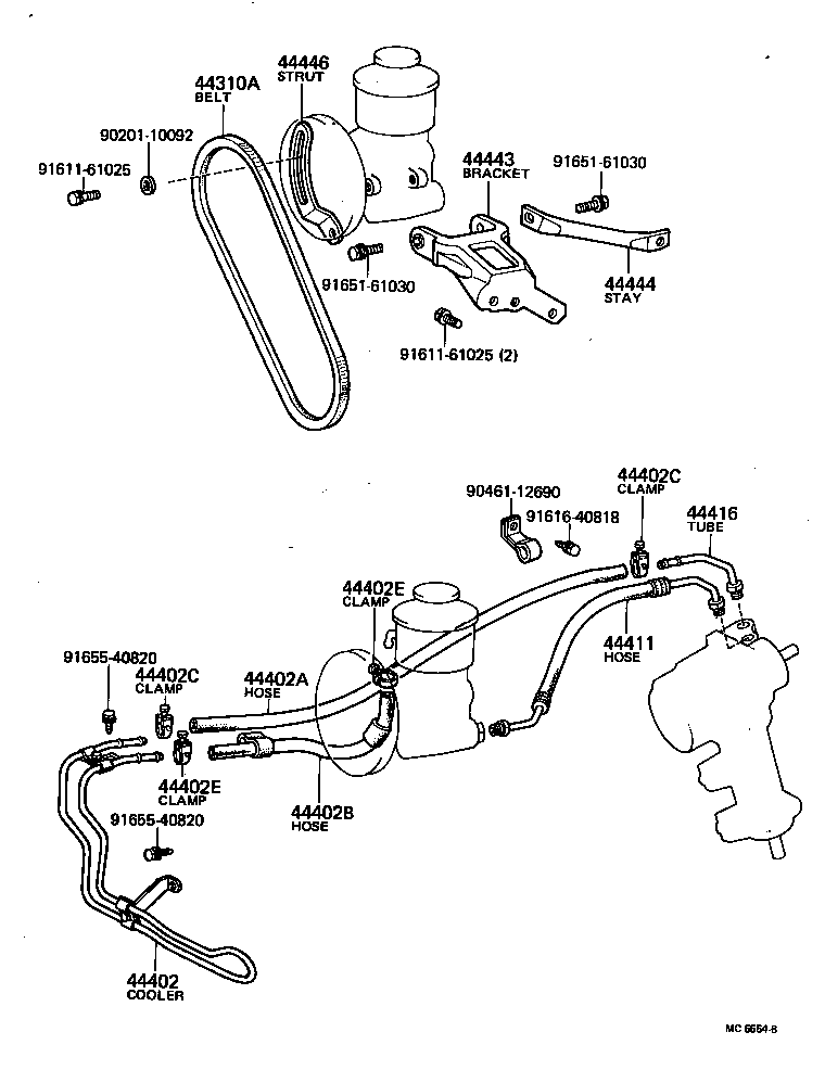  CROWN |  POWER STEERING TUBE