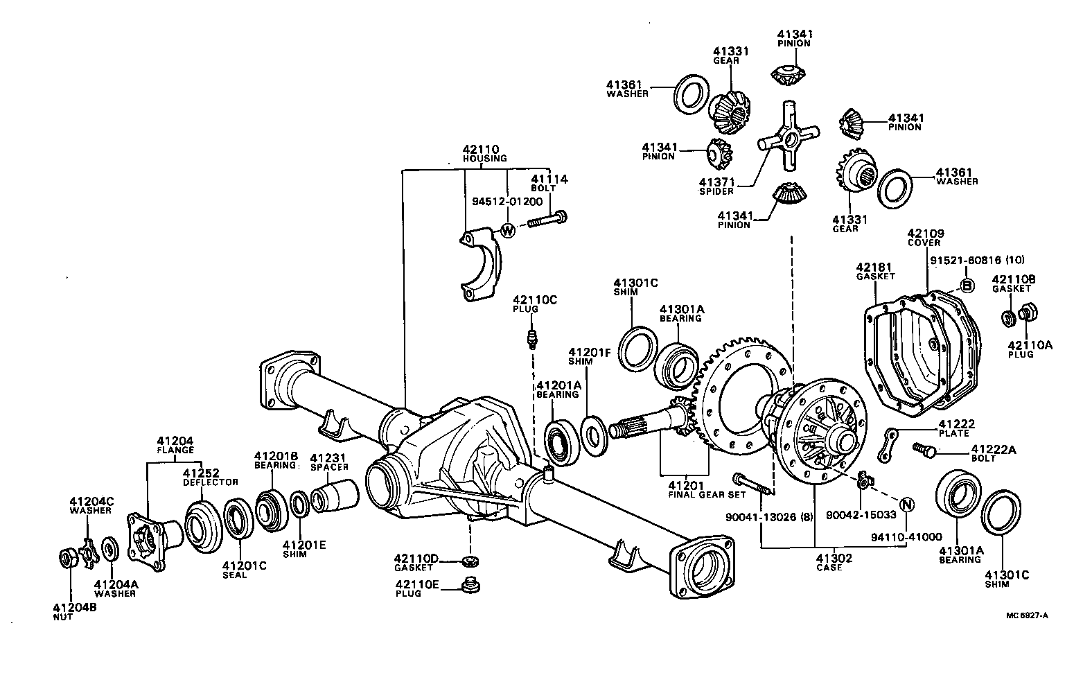  BLIZZARD |  REAR AXLE HOUSING DIFFERENTIAL
