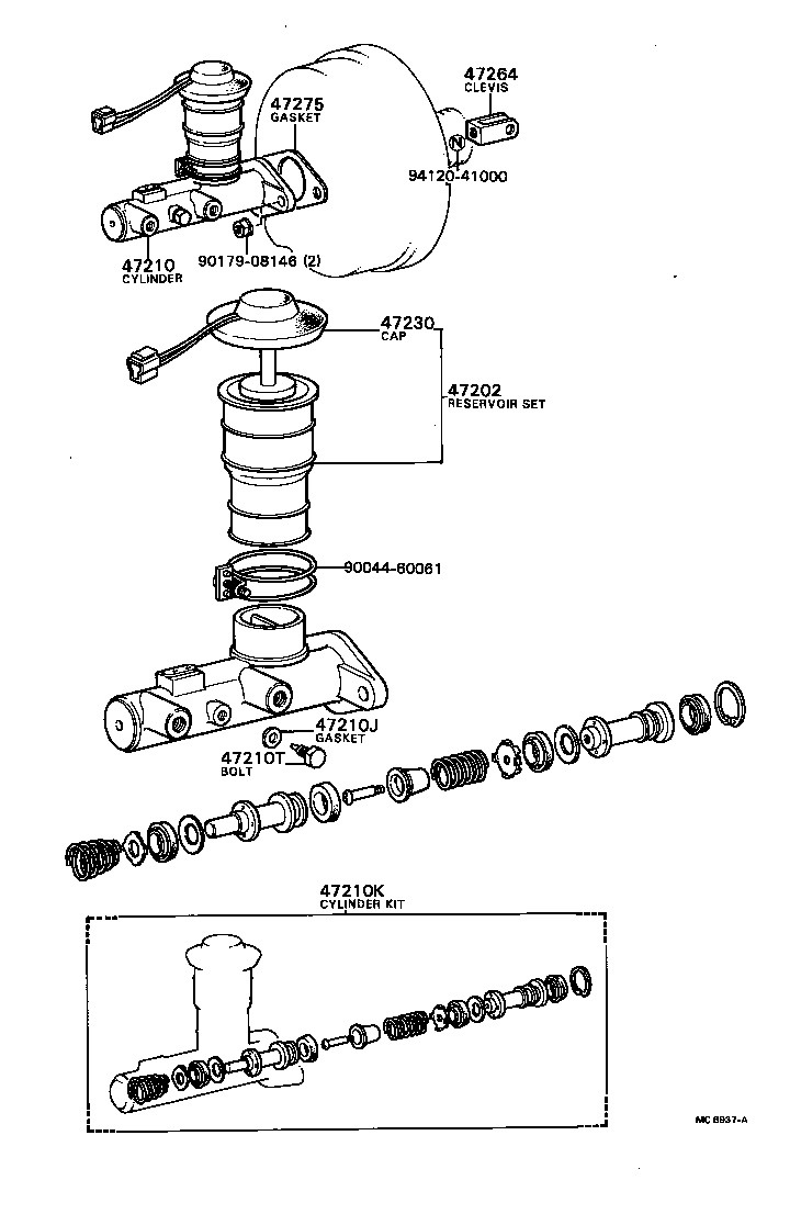  BLIZZARD |  BRAKE MASTER CYLINDER