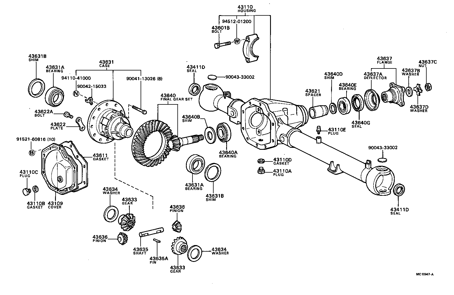  BLIZZARD |  FRONT AXLE HOUSING DIFFERENTIAL