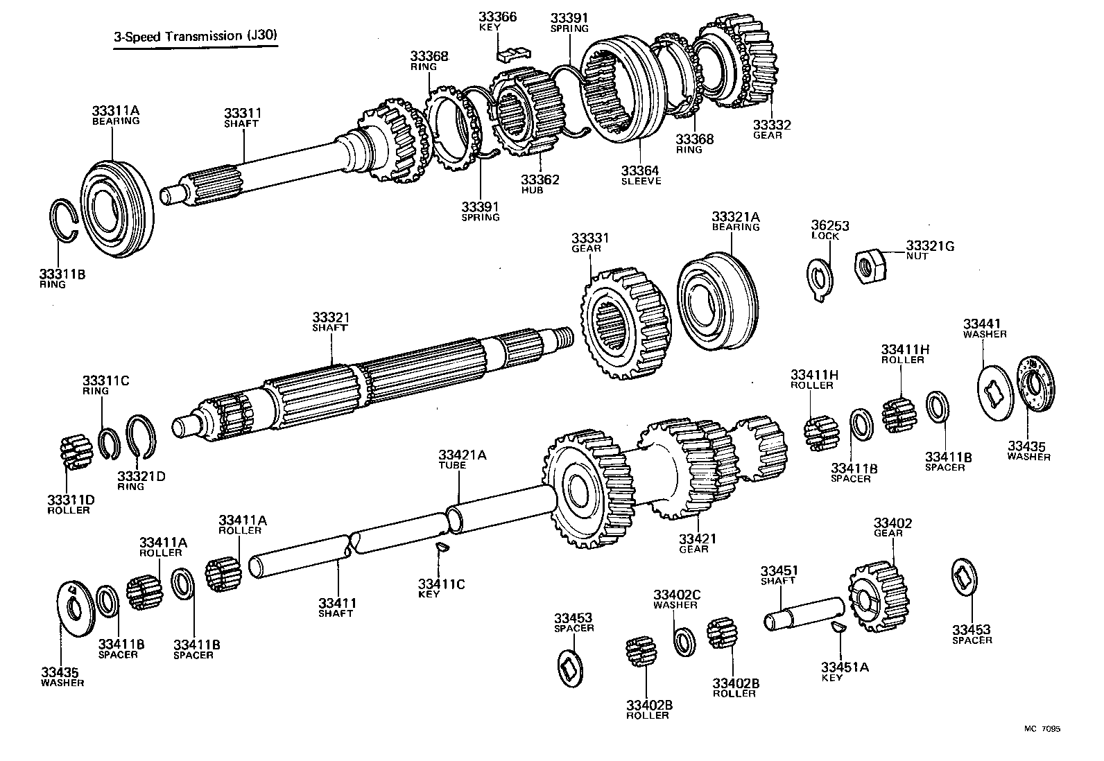  LAND CRUISER 40 |  TRANSMISSION GEAR MTM