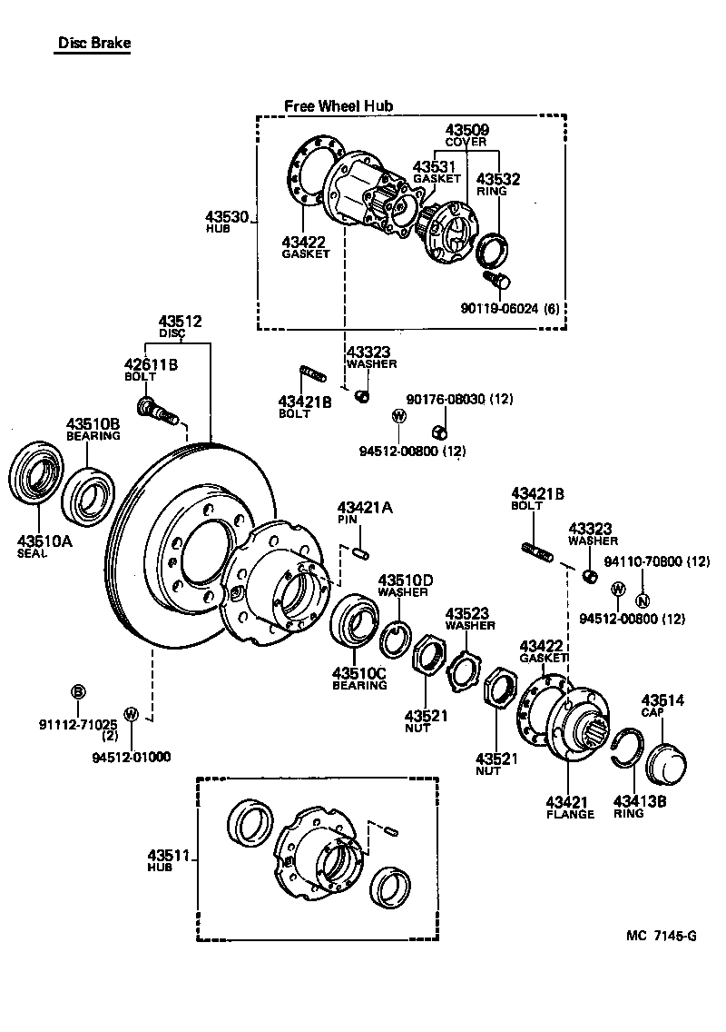  LAND CRUISER 40 |  FRONT AXLE HUB