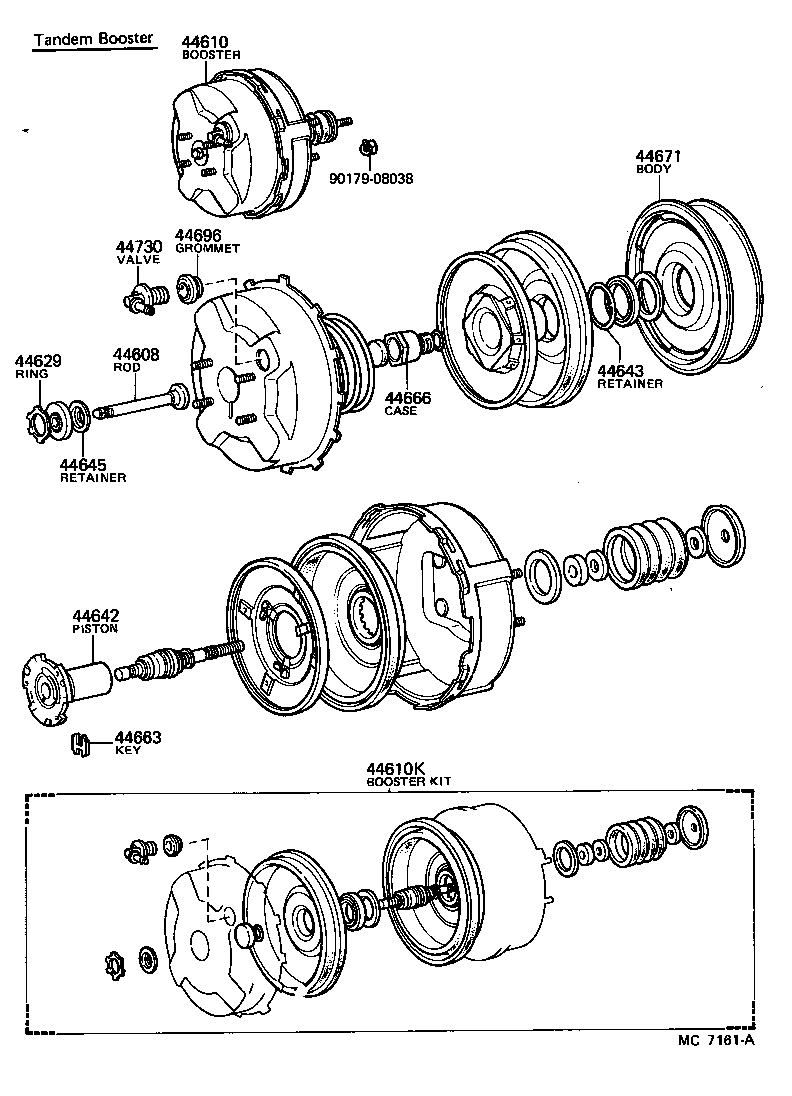  LAND CRUISER 40 |  BRAKE BOOSTER VACUUM TUBE