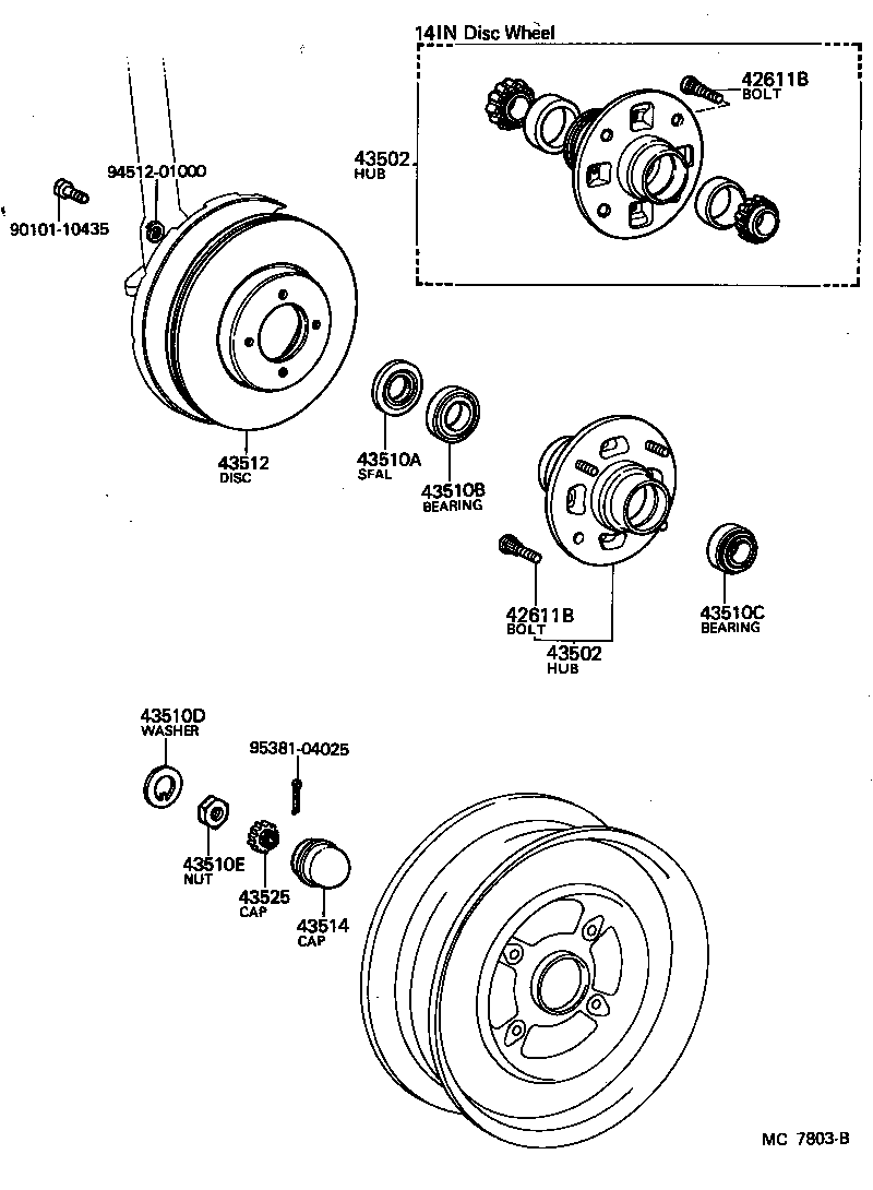  CELICA |  FRONT AXLE HUB