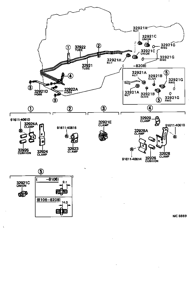  CRESSIDA |  OIL COOLER TUBE ATM
