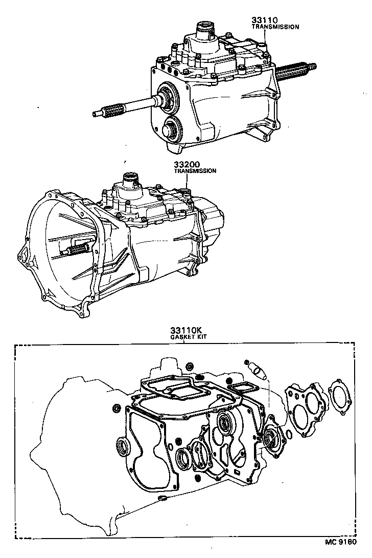  BLIZZARD |  TRANSAXLE OR TRANSMISSION ASSY GASKET KIT MTM