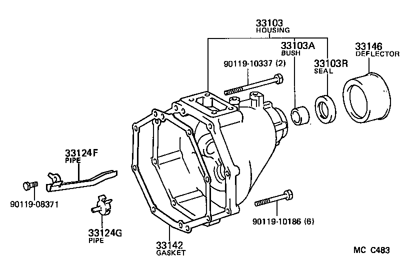  DYNA100 |  EXTENSION HOUSING MTM