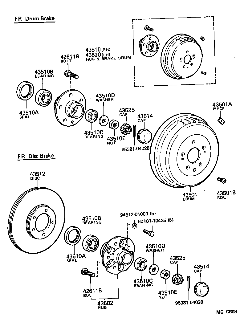  DYNA100 |  FRONT AXLE HUB