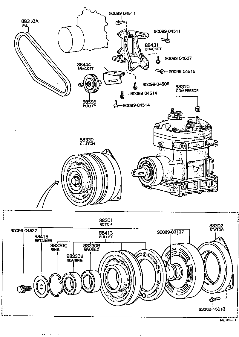  CARINA |  HEATING AIR CONDITIONING COMPRESSOR