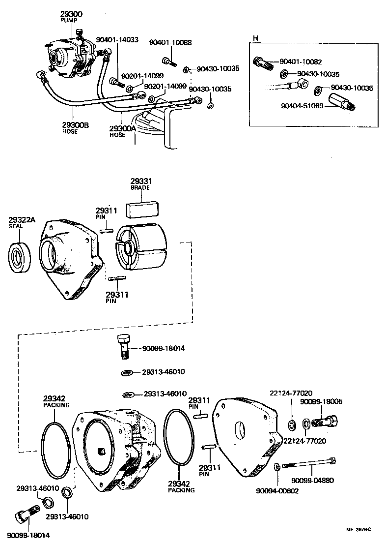  LAND CRUISER 40 45 55 |  VACUUM PUMP