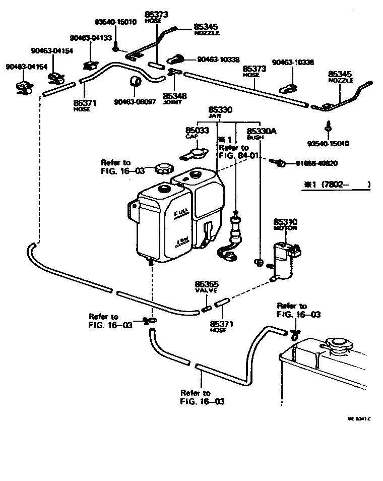  CROWN |  WINDSHIELD WASHER