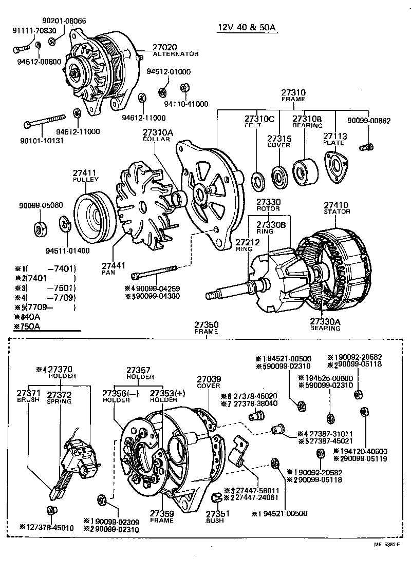  LAND CRUISER 40 45 55 |  ALTERNATOR