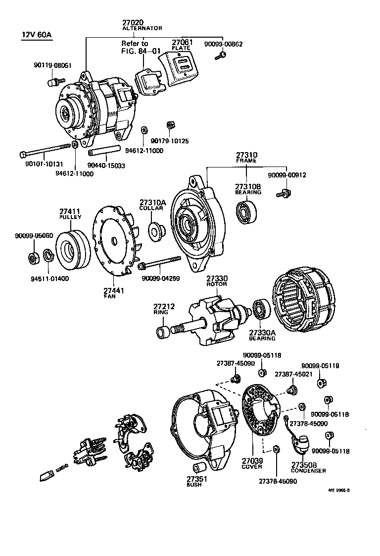  CROWN |  ALTERNATOR