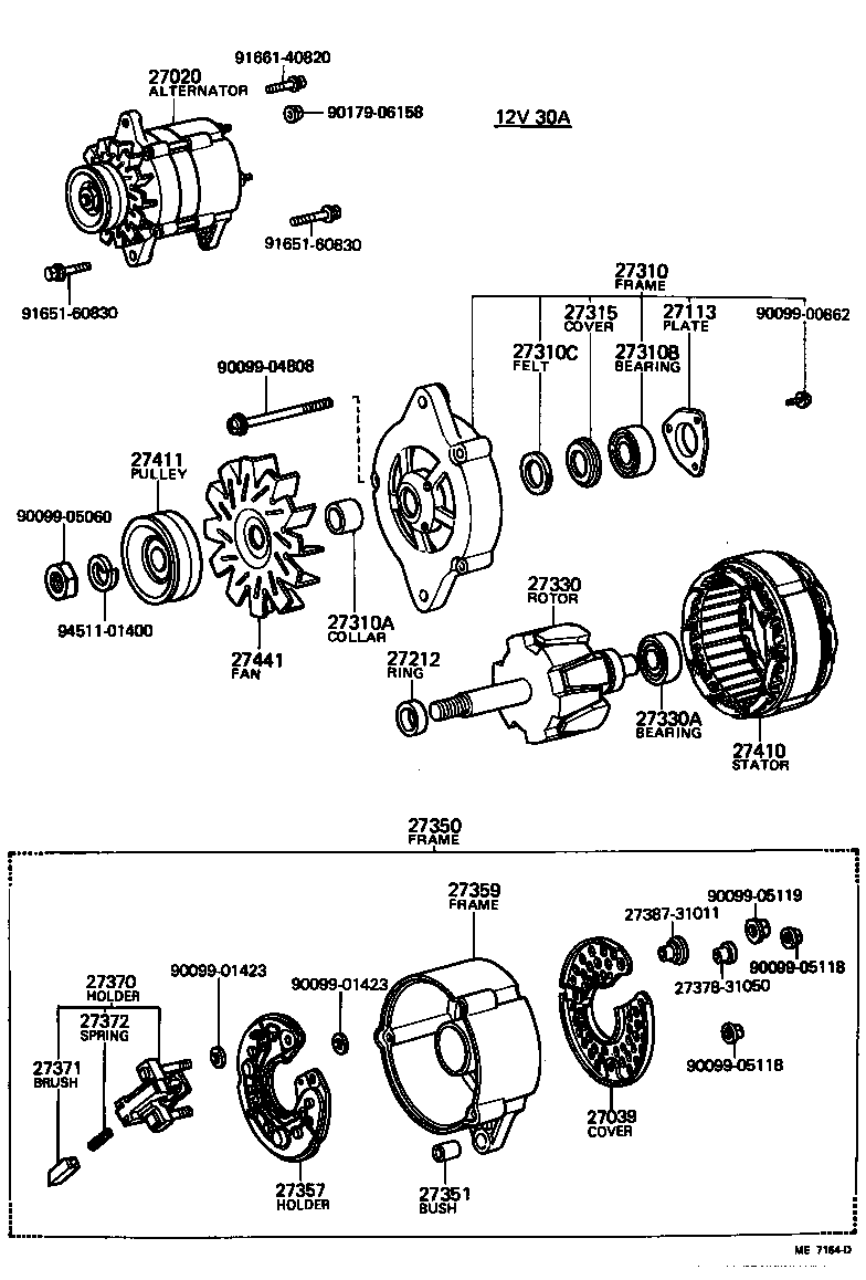  TOYOACE |  ALTERNATOR