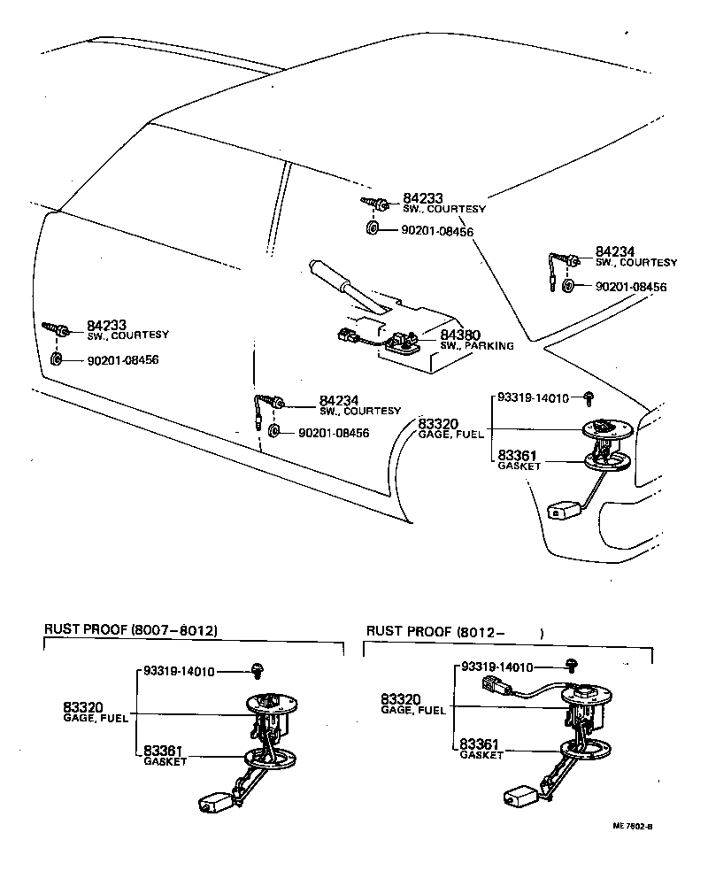  TERCEL |  SWITCH RELAY COMPUTER