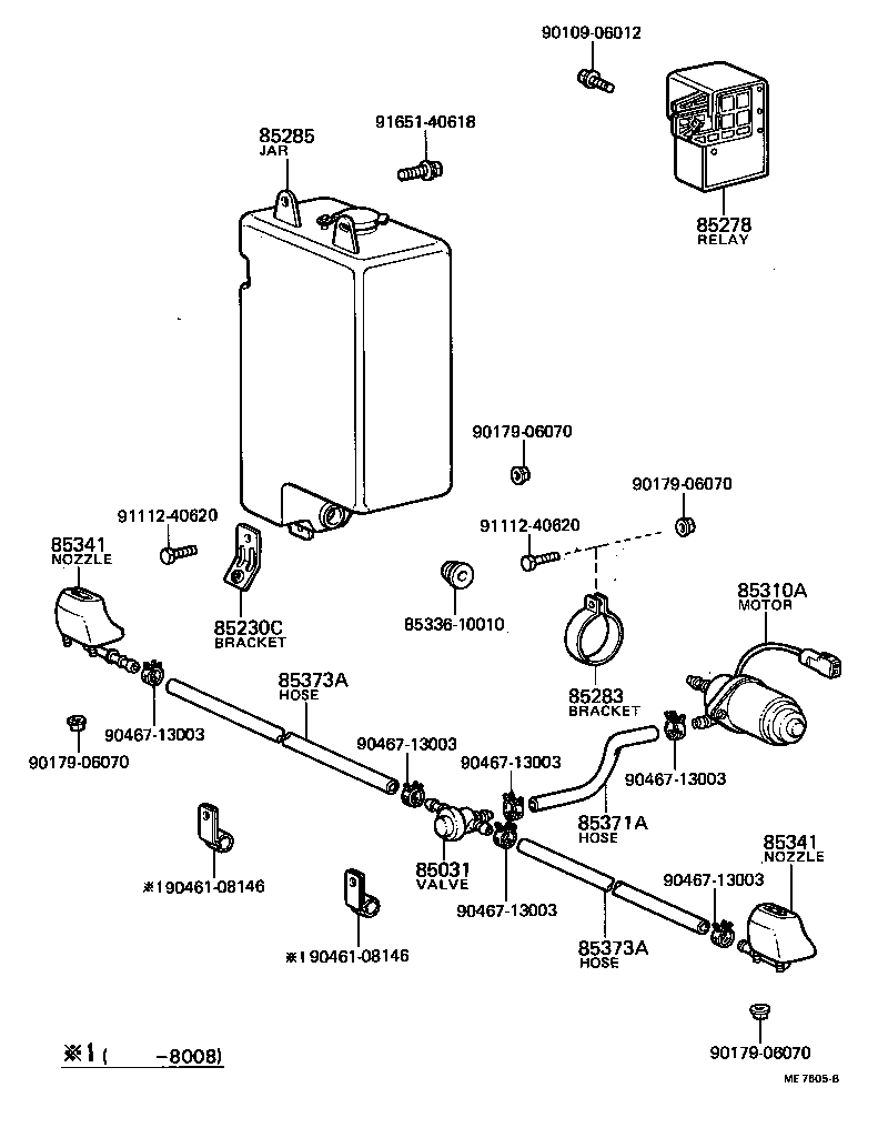  TERCEL |  HEADLAMP CLEANER