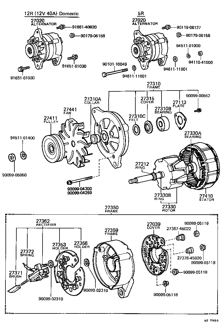  TOYOACE |  ALTERNATOR