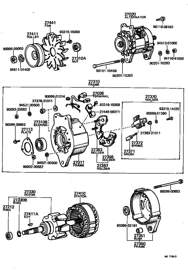  TOYOACE |  ALTERNATOR