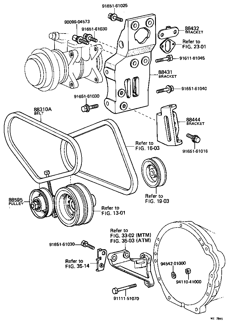  STARLET |  HEATING AIR CONDITIONING COMPRESSOR